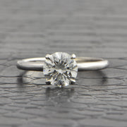 GIA 1.24 ct. Round Brilliant Cut Diamond Engagement Ring