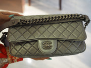 Pre-Owned Chanel Rock Airlines Quilted Flap Bag