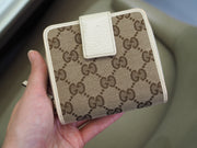 Gucci Bree Canvas Leather Wallet