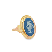 Vintage Wedgewood Cameo Ring in Yellow Gold