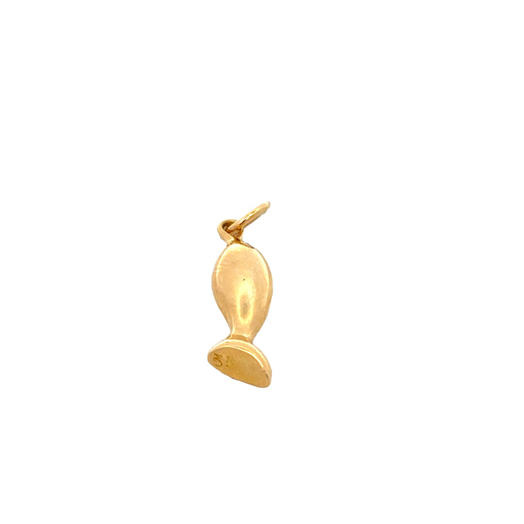 Monica Rich Kosann Fish Charm in 18k Yellow Gold