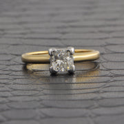.91 ct. Princess Cut Diamond Engagement Ring in Yellow Gold