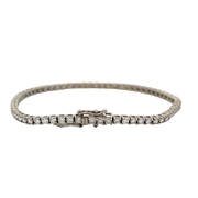 3.0 CTW Diamond Tennis Bracelet in White Gold