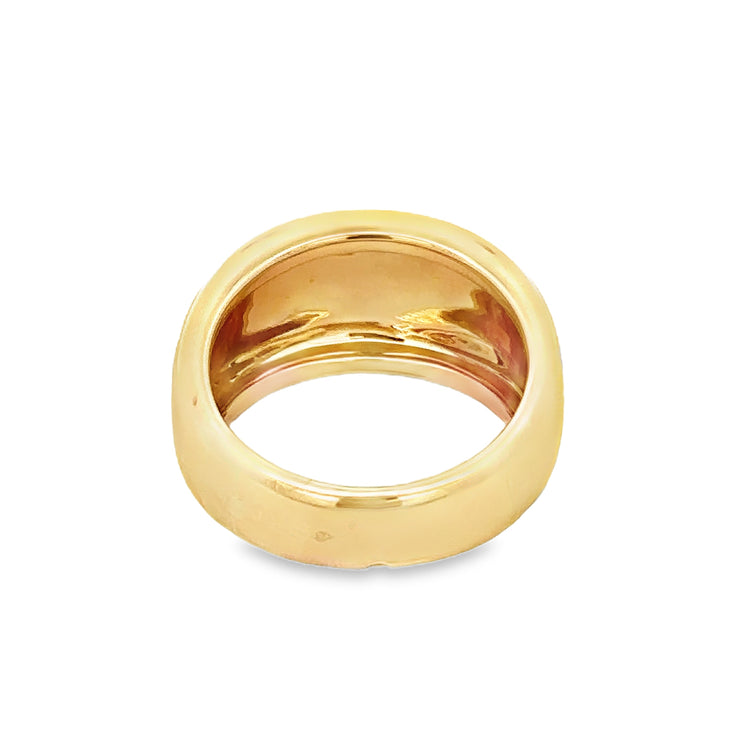 Vintage 1990s Cartier Dome Ring in 18k Yellow Gold