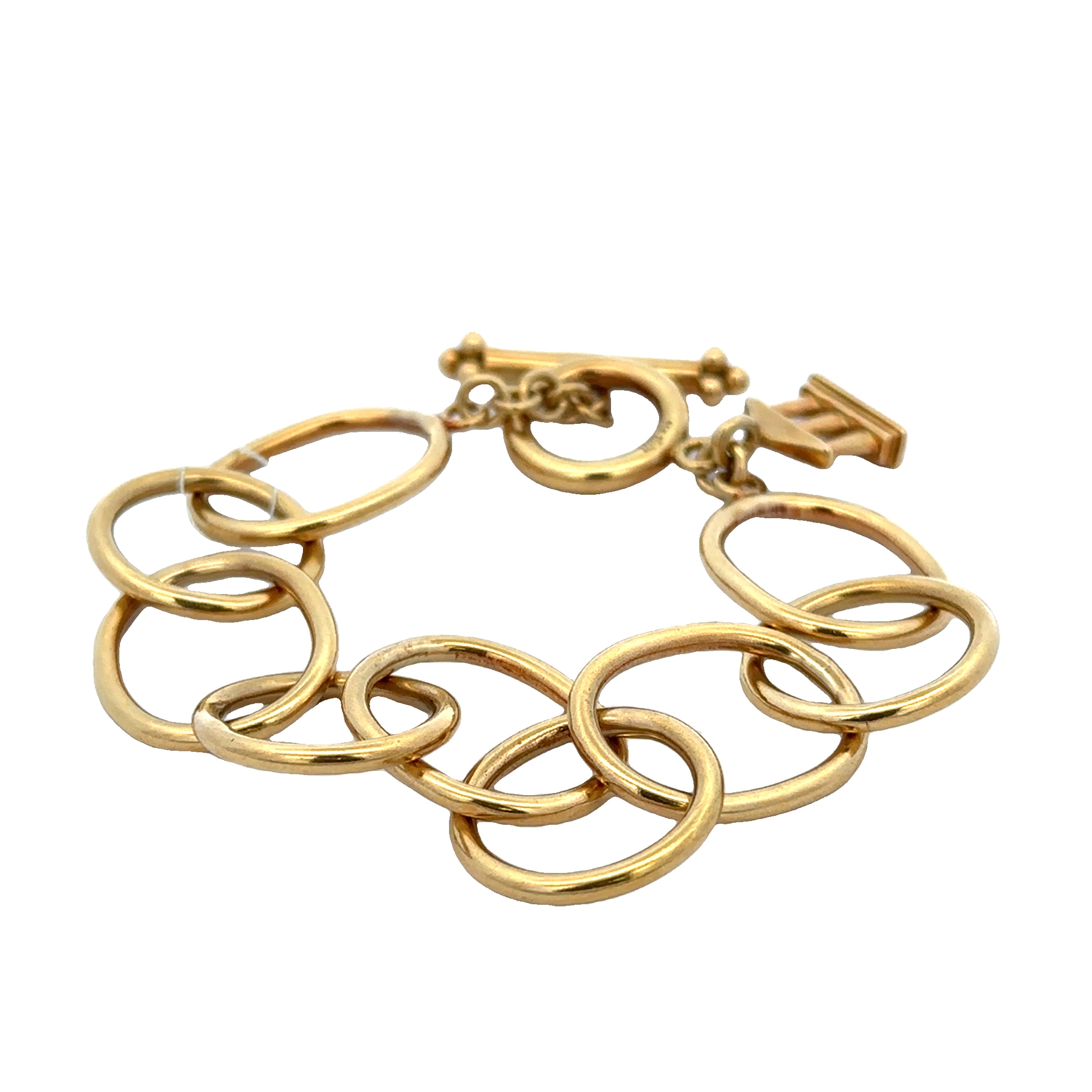Estate Temple St. Clair Large Arno Bracelet in 18k Yellow gold