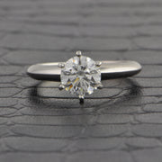 Estate Tiffany & Co. 1.26 ct. G-VS1 Round Brilliant Cut Diamond Engagement Ring