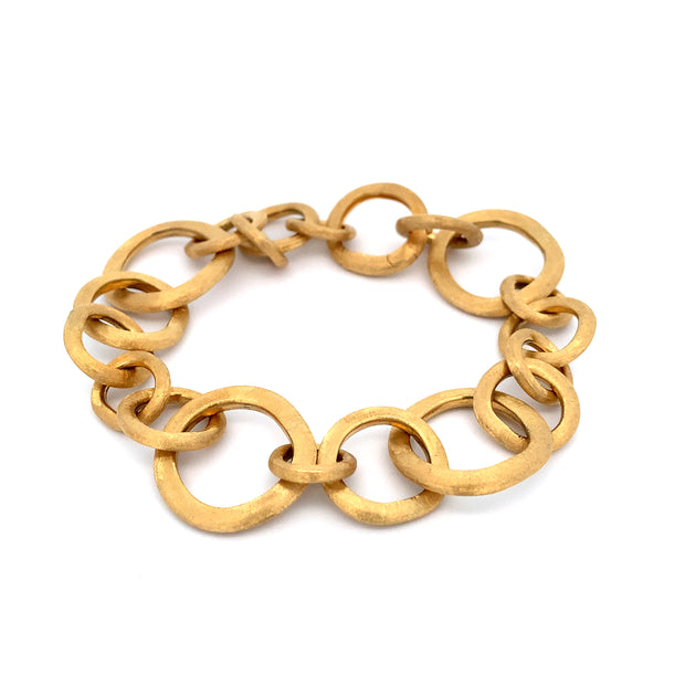 Marco Bicego Jaipur Collection Small Guage Bracelet in 18k Yellow Gold