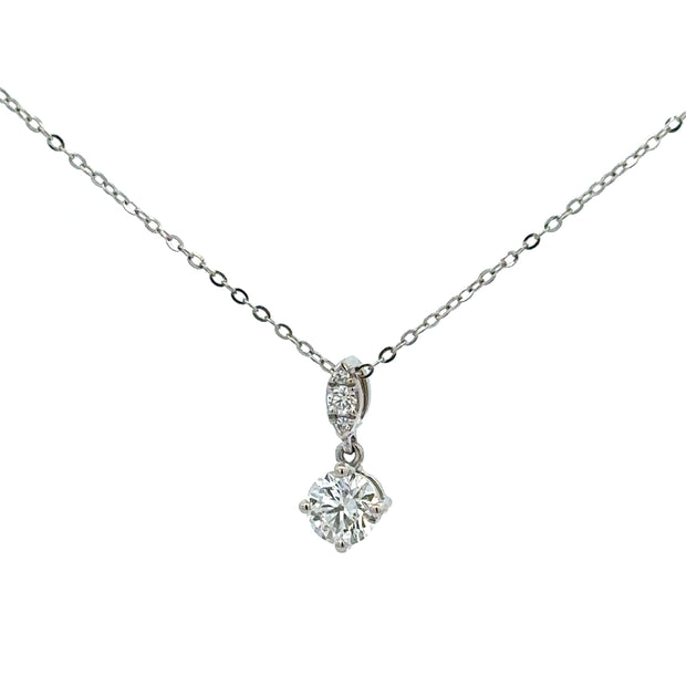 Hearts On Fire Diamond Pendant in 18k White Gold