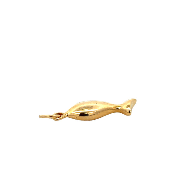 Monica Rich Kosann Fish Charm in 18k Yellow Gold