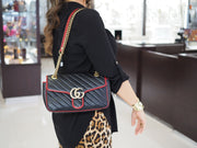 Gucci GG Small Marmont Quilted Flap Bag