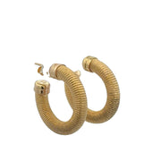 Coiled Hoops in 18k Yellow Gold