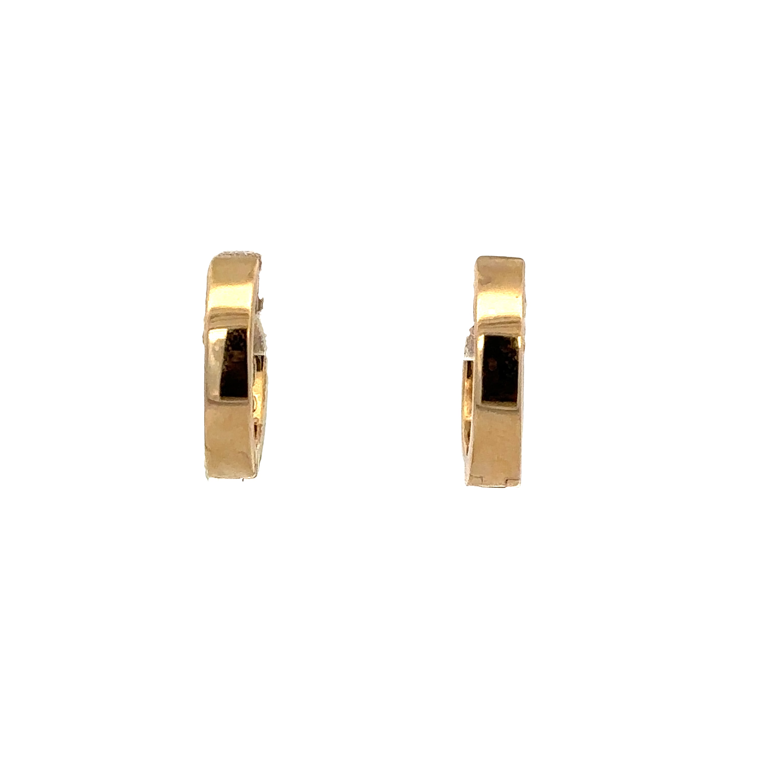 14k Yellow Gold Diamond Hoop Earrings – 0.84 CTW