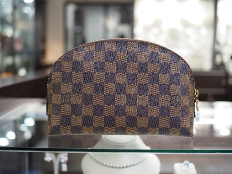 Pre-Owned Louis Vuitton Damier Eben Cosmetic Pouch