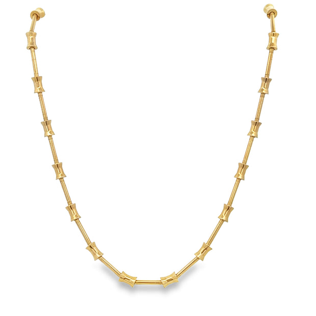 Unique 18k Yellow Gold Necklace
