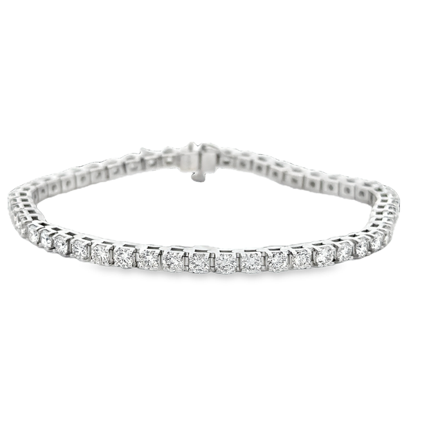 5.0 CTW Diamond Tennis Bracelet in White Gold