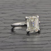 GIA 5.04 ct. I-VS2 Emerald Cut Diamond Engagement Ring