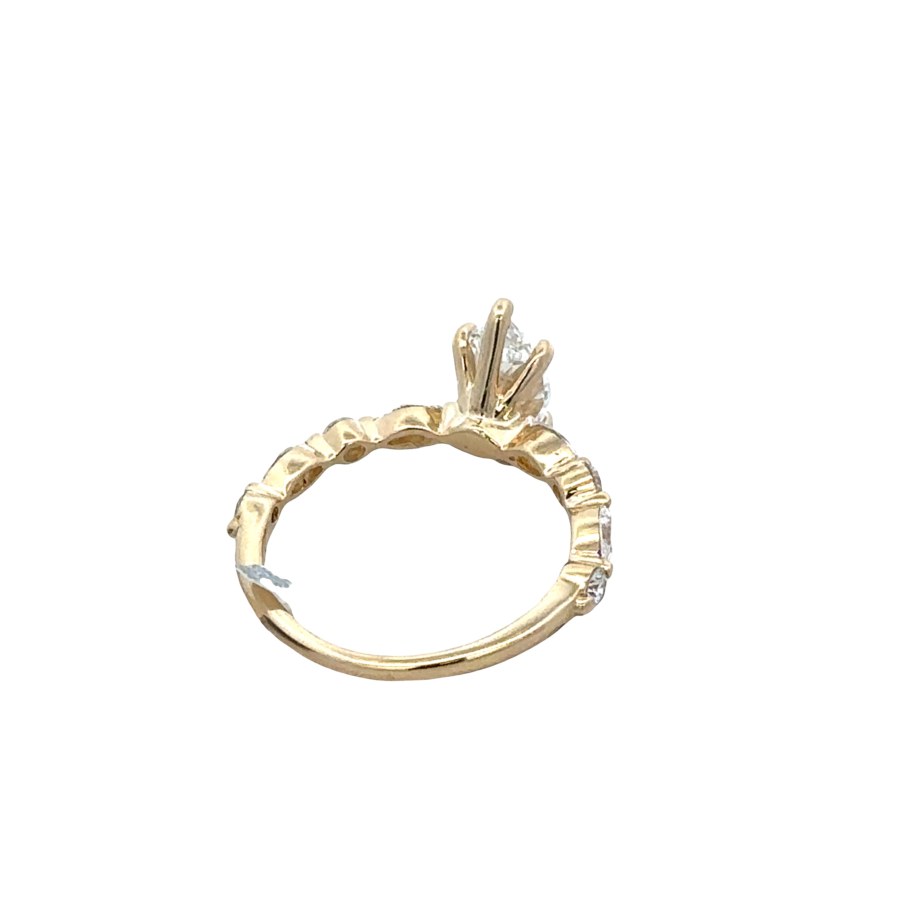 14k Yellow Gold 1.01ct GIA Marquise Diamond Engagement Ring – Size 5.25