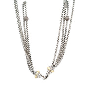 David Yurman Multistrand Necklace in Sterling Silver