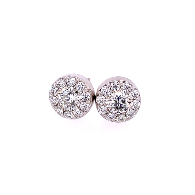1.06 CTW Diamond Stud Earrings