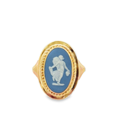 Vintage Wedgewood Cameo Ring in Yellow Gold