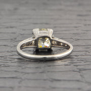 Vintage Art Deco 1.81 ct. M-VS2 Old European Cut Diamond Engagement Ring in Platinum