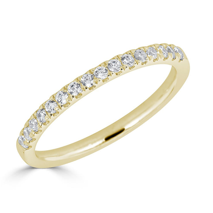 Diamond Wedding Band in 14K Yellow Gold