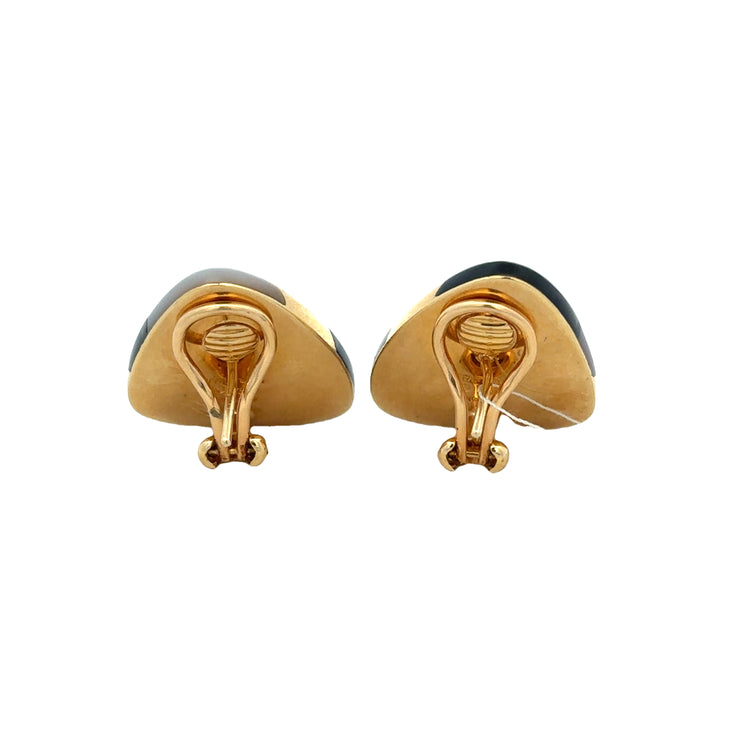 Vintage Tiffany & Co. Onyx and Mother of Pearl Earrings