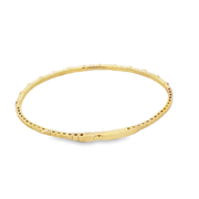 Flexible Diamond Accented Bangle Bracelet