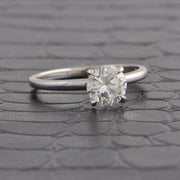 GIA 1.10 ct. G-SI1 Round Brilliant Cut Diamond Engagement Ring
