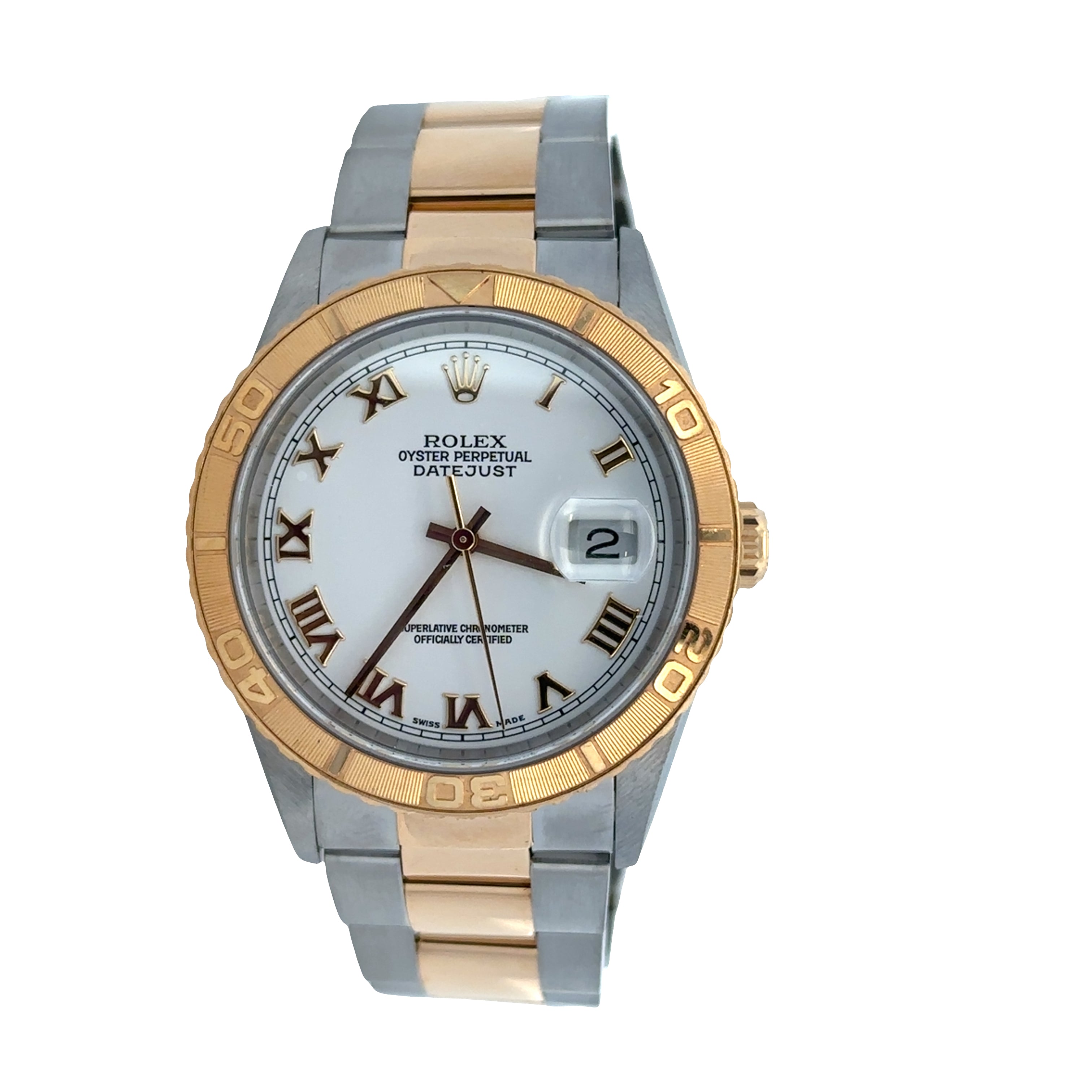 Pre-Owned Rolex Datejust Turn-O-Graph – Stainless Steel & 18k Yellow Gold – 36mm