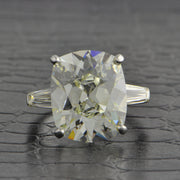 GIA 8.60 ct. Cushion Cut Diamond Engagement Ring  in Platinum