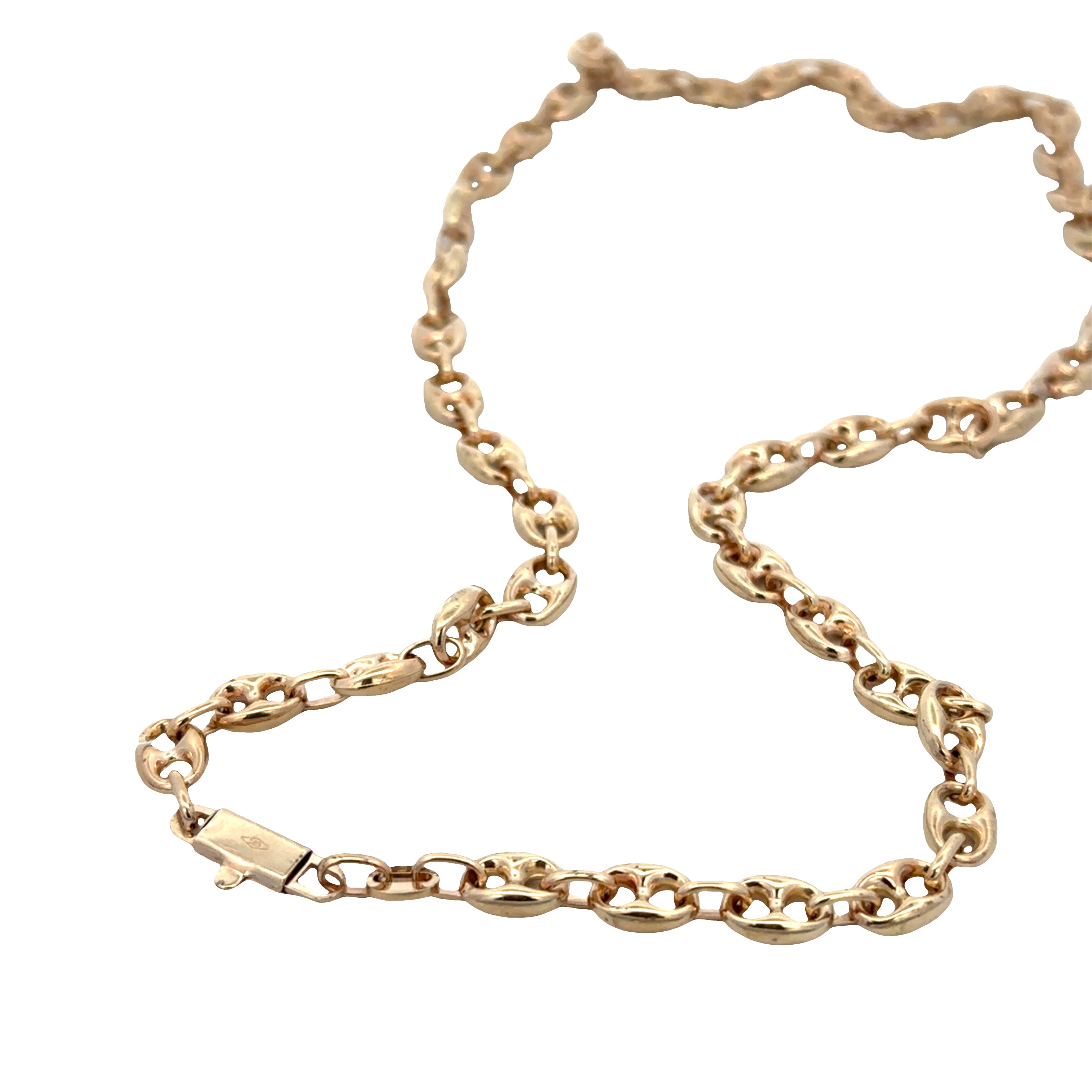 14k Yellow Gold Gucci / Mariner Link Chain Necklace – 18"