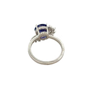 Estate Tiffany & Co. Tanzanite and Diamond Ring in Platinum