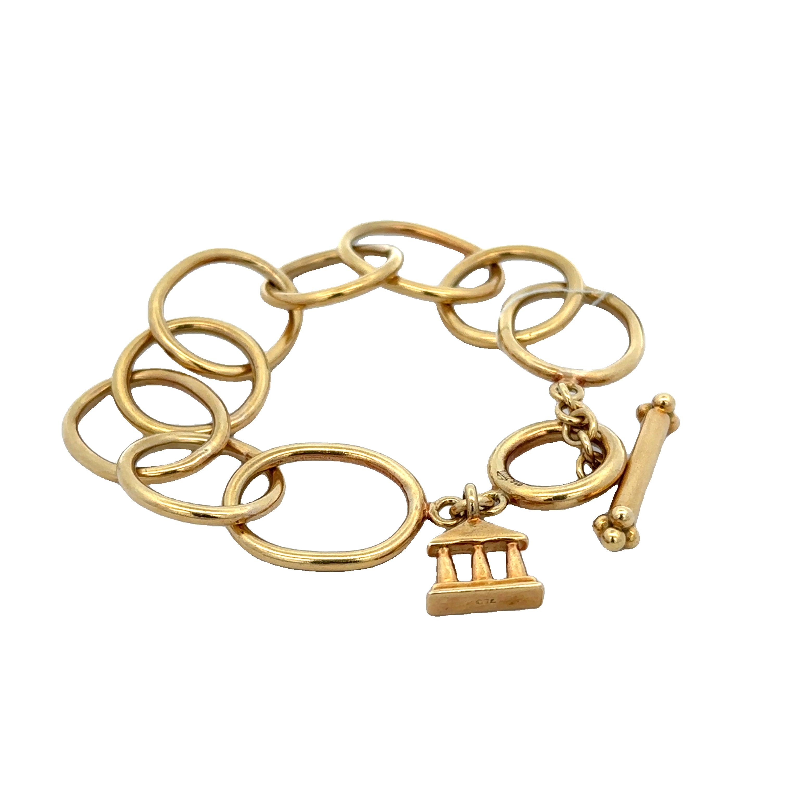 Estate Temple St. Clair Large Arno Bracelet in 18k Yellow gold