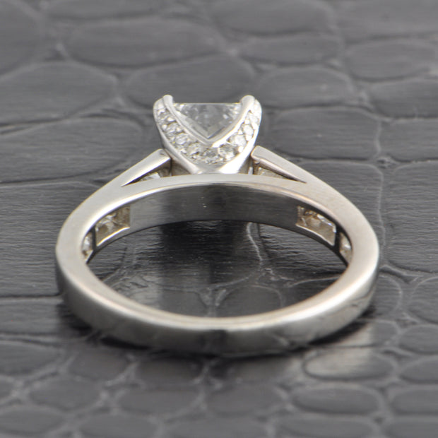 GIA 1.03 ct. I-SI2 Princess Cut Diamond Engagement Ring