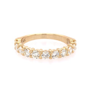 1.0 CTW Eleven Diamond Band in Yellow Gold