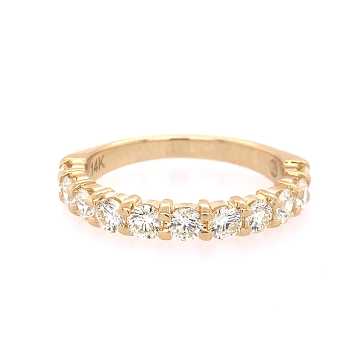 1.0 CTW Eleven Diamond Band in Yellow Gold