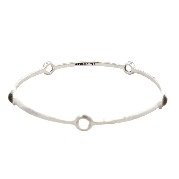 Ippolita Rock Crystal Bangle in Sterling Silver