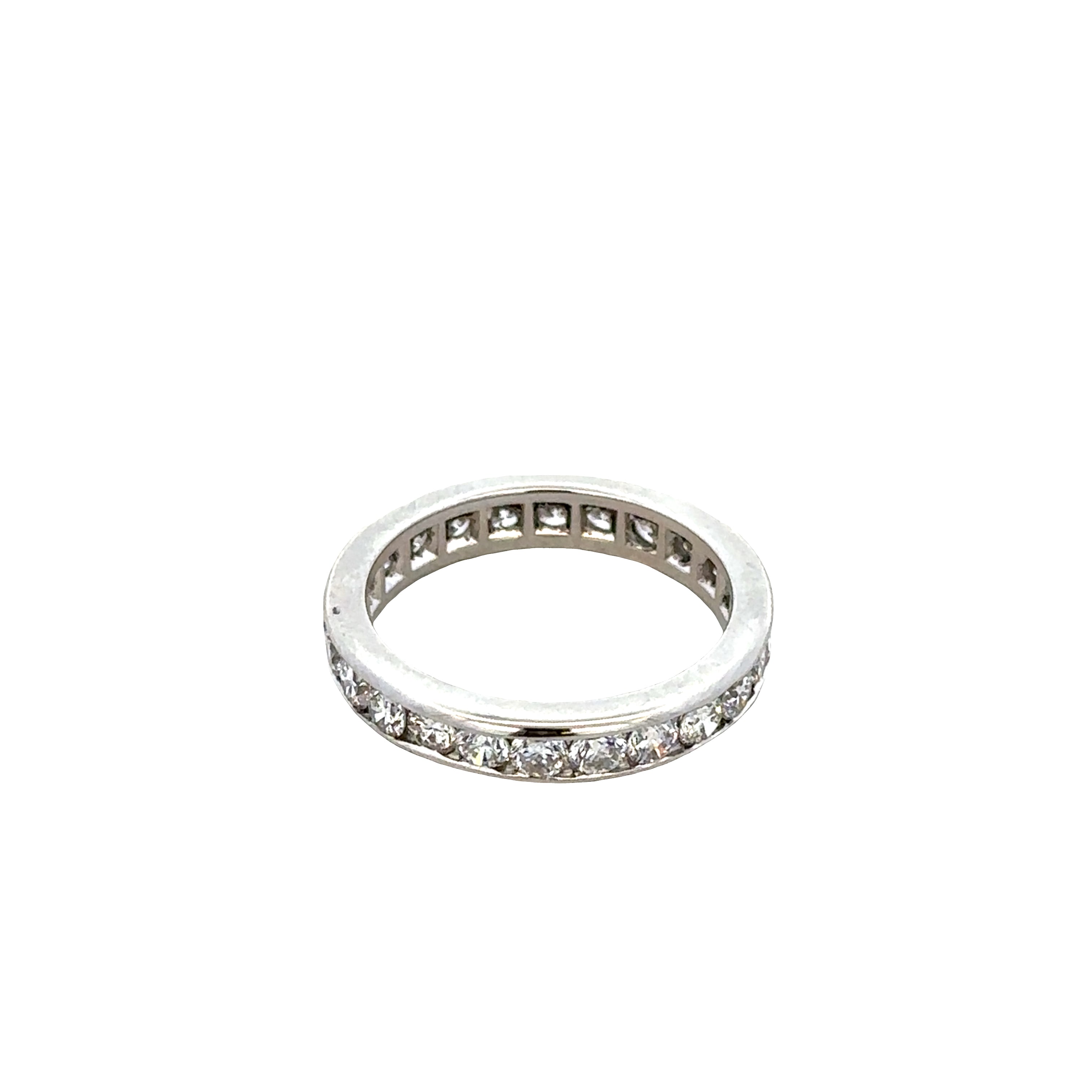 Platinum Diamond Eternity Band