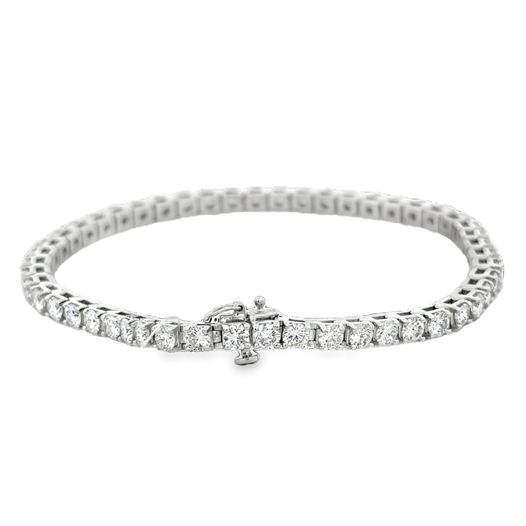 5.0 CTW Diamond Tennis Bracelet in White Gold