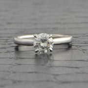 GIA 1.06 ct. I-SI2 Round Brilliant Cut Diamond Engagement Ring in White Gold