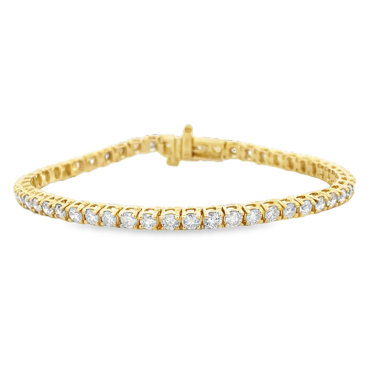 5.0 CTW Diamond Tennis Bracelet in Yellow Gold