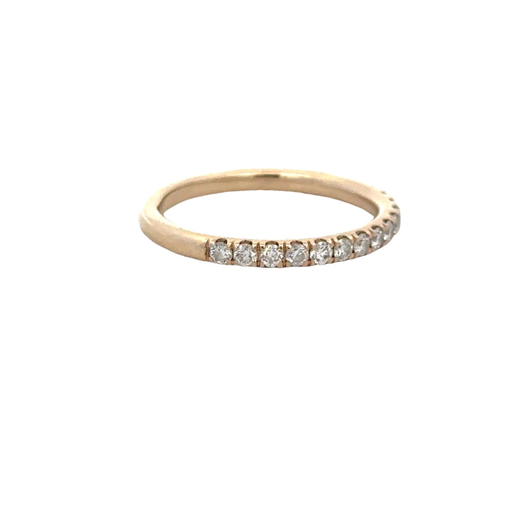 Diamond Band in Yellow Gold