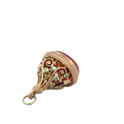 Antique Art Nouveau Carnelian Fob in 18k Gold