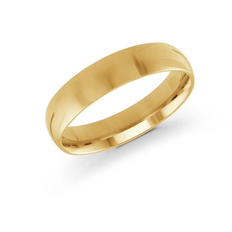 Classic 5MM Wedding Band in 14K Yellow Gold