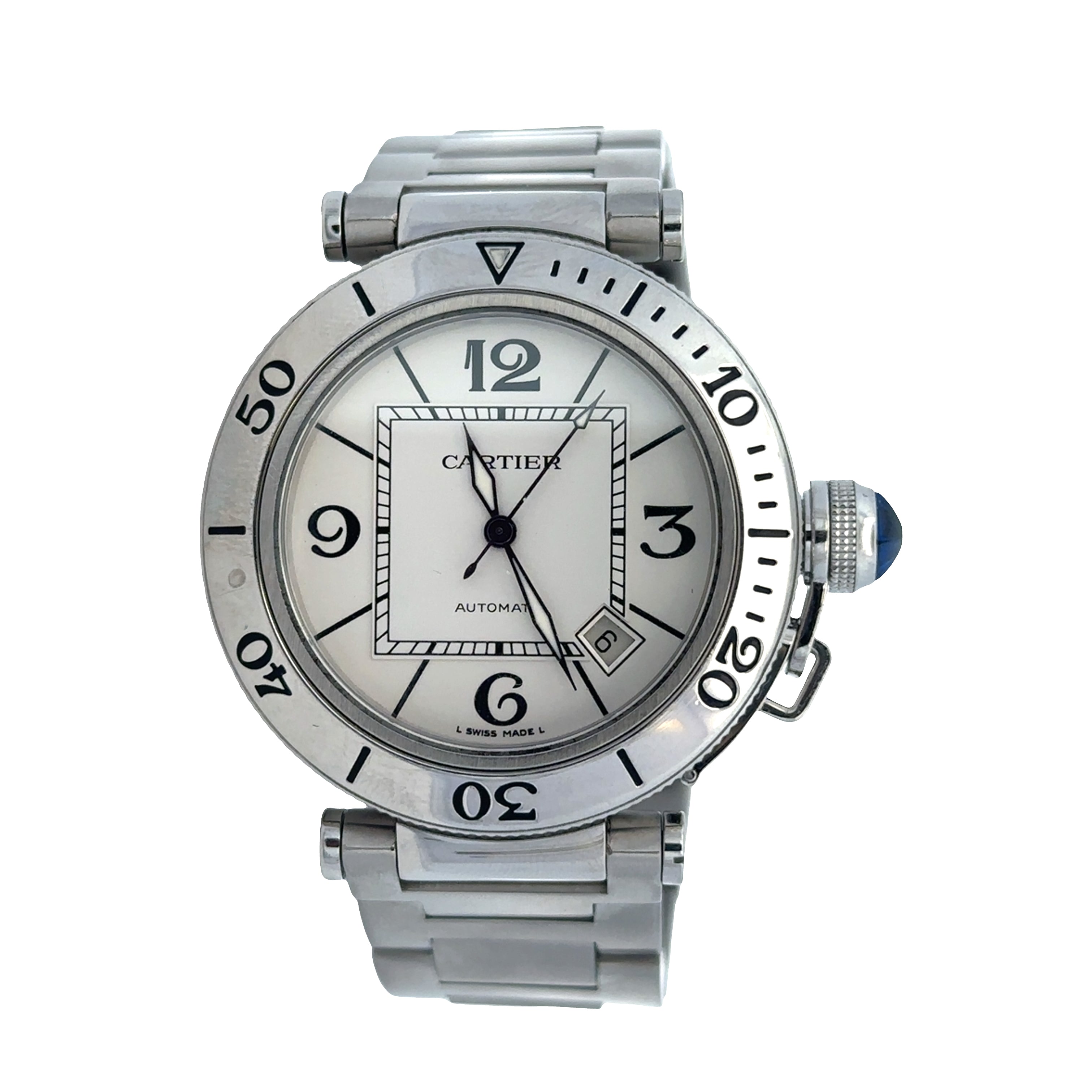 Pre-Owned Cartier Pasha Seatimer – Stainless Steel 40mm