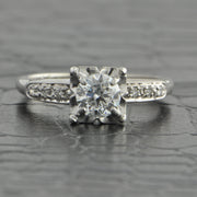 Vintage 1930s-40s Orange Blossom Old European Cut Diamond Engagement Ring
