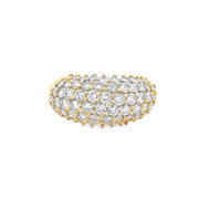 Diamond Pave Ring in 18k Yellow Gold