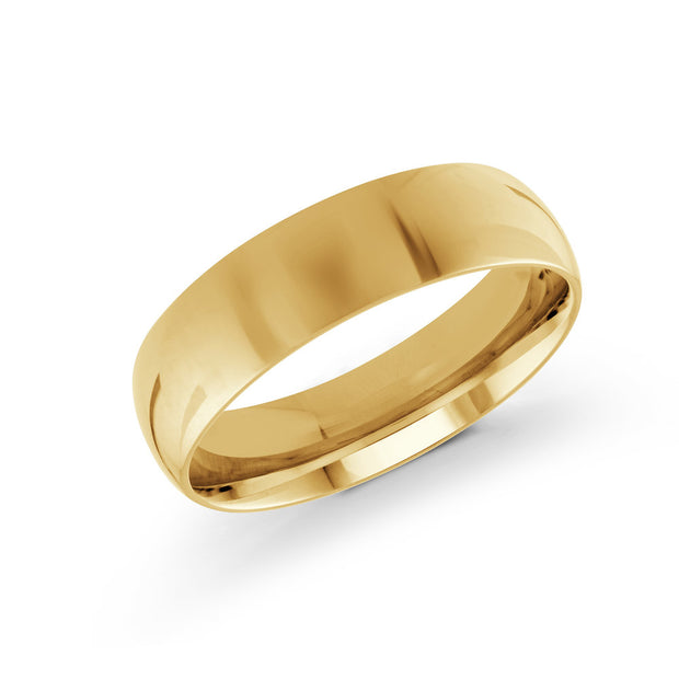 Classic 6MM Wedding Band in 14K Yellow Gold