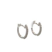 Diamond Hoop Earrings by Roberto Coin